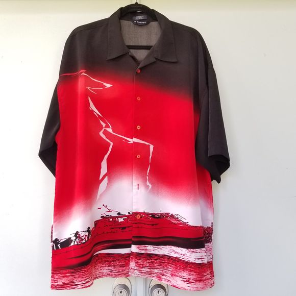 Koman Other - Koman Sport Men's Camp Short Sleeve Shirt XXL